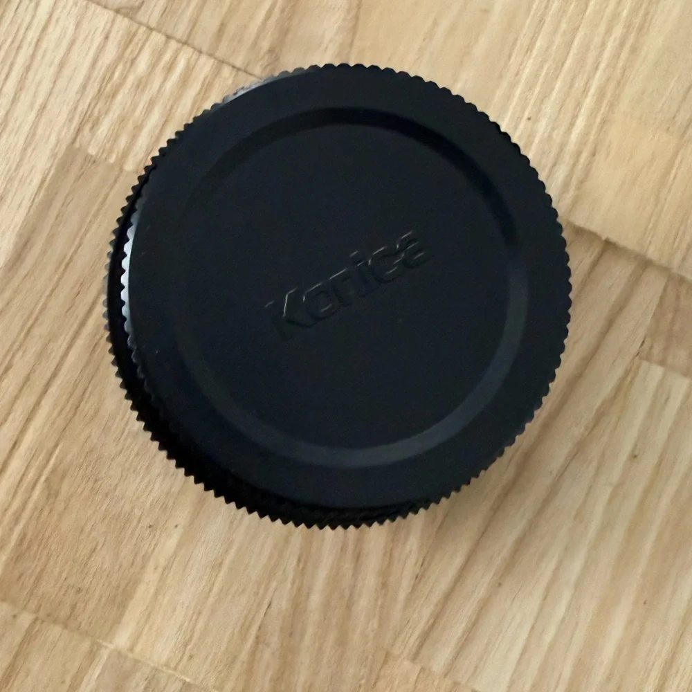 Konica Hexanon AR 28mm f/3.5 Wide-Angle Lens with Case and Pamphlet Vintage Lens